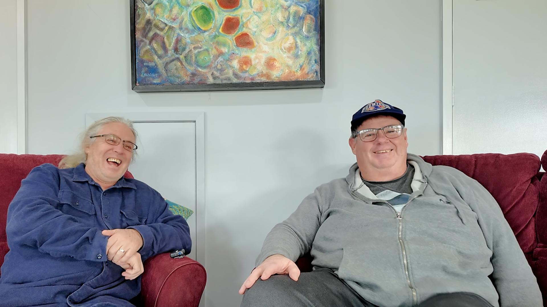 Visit with my best mate Ross.