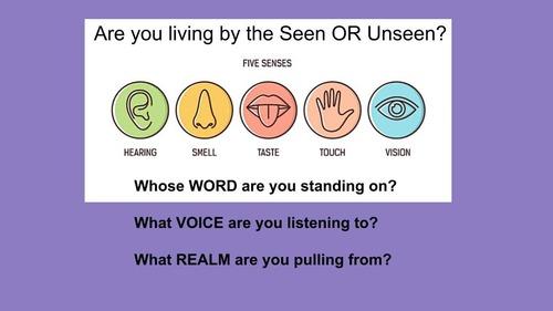 Living from the Unseen - Senses or Word - EP36
