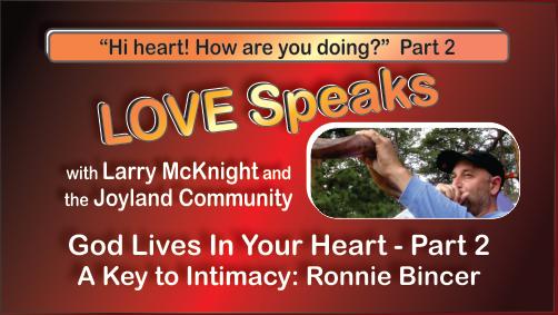 God Lives In Your Heart - Part 2 - Union and a Healthy Heart
